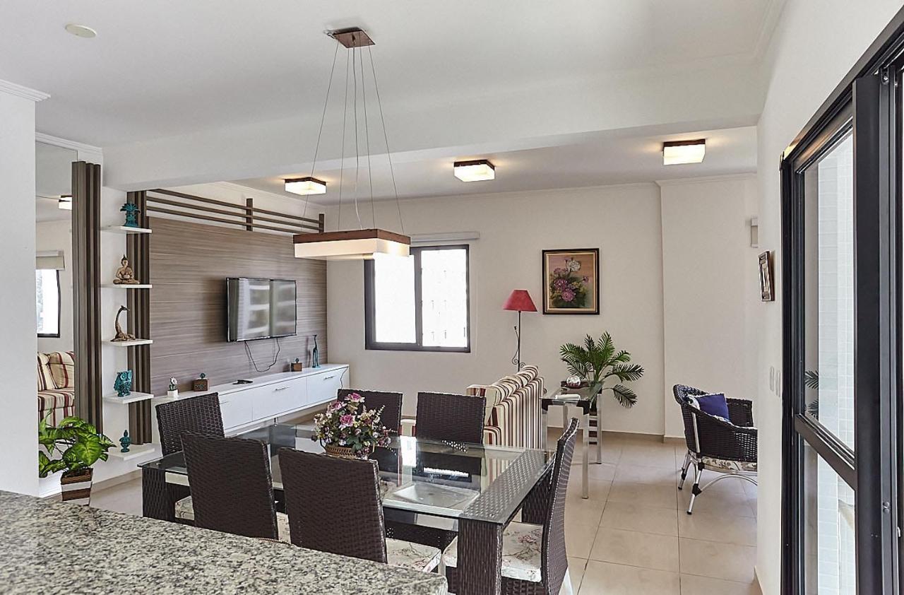 Flat Perola Do Atlantico - 3 Dormitorios Com Varanda Gourmet - Praia Das Pitangueiras Guaruja Luaran gambar